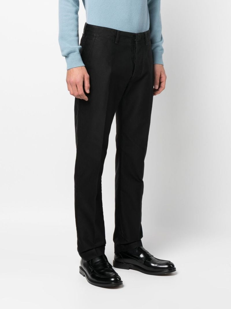 Black Straight-leg Trousers