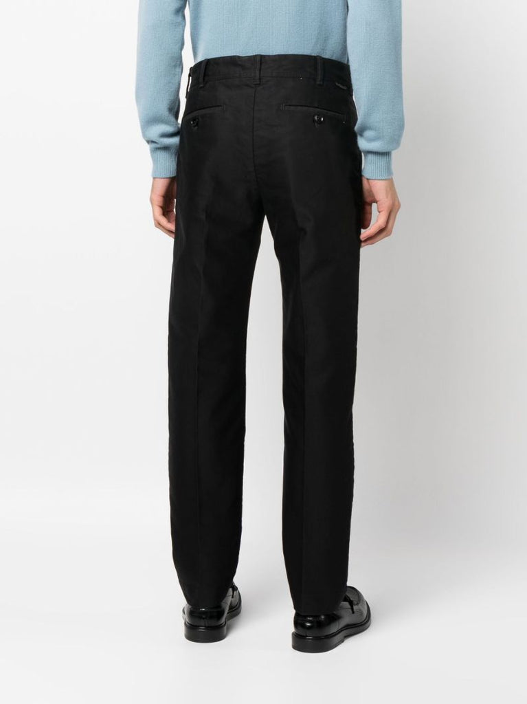 Black Straight-leg Trousers