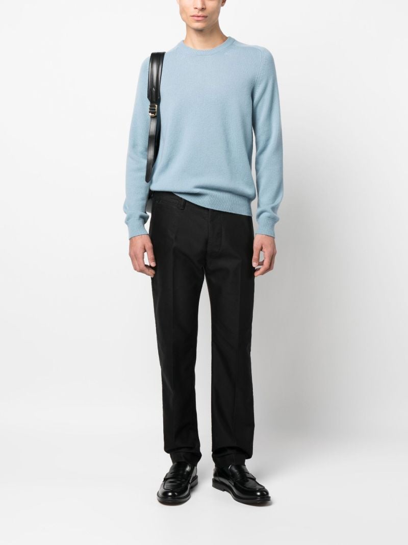 Black Straight-leg Trousers