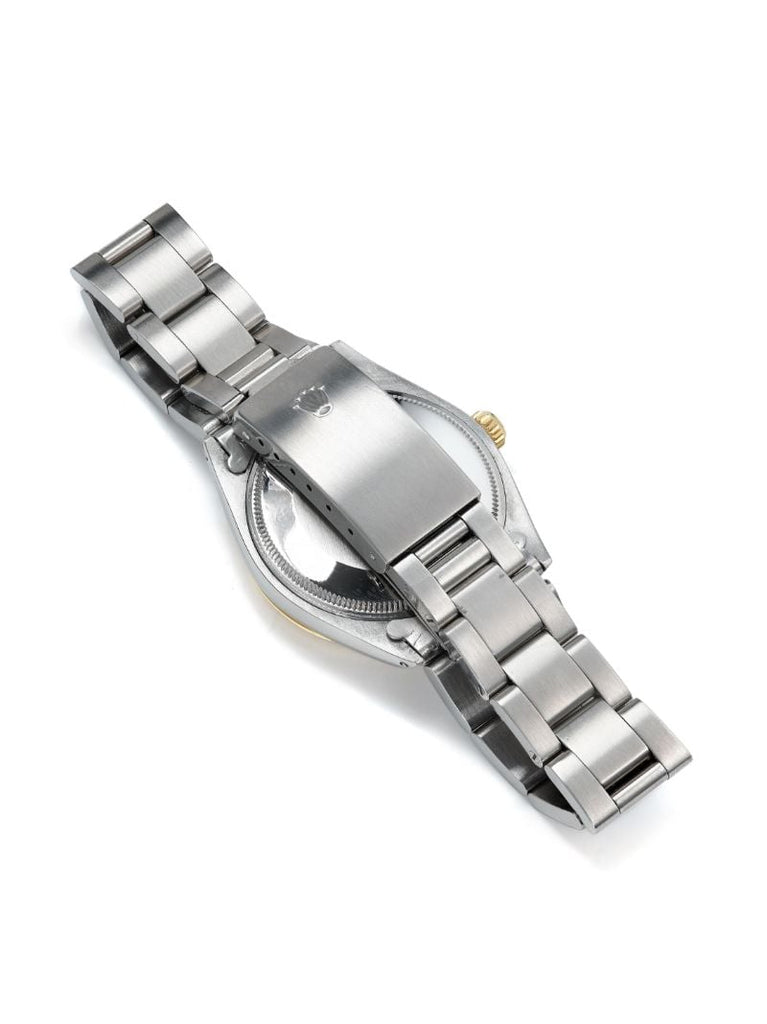 Reworked Vintage Stainless Steel Rolex Oyster Perpetual Watch