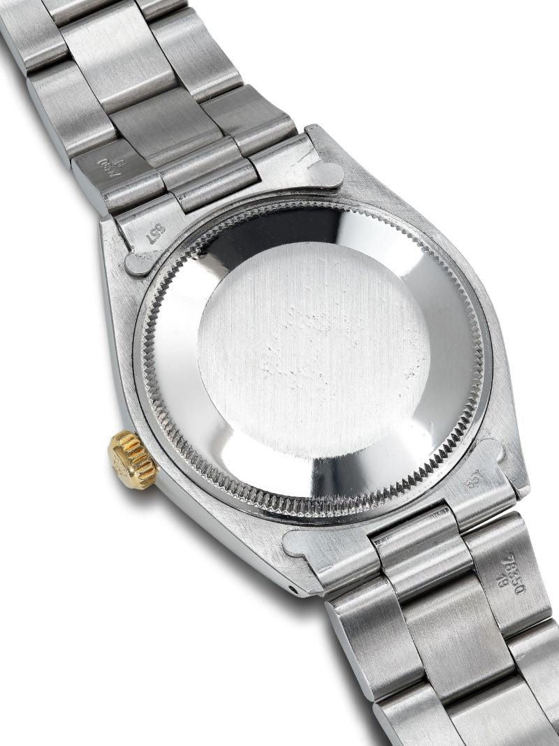 Reworked Vintage Stainless Steel Rolex Oyster Perpetual Watch