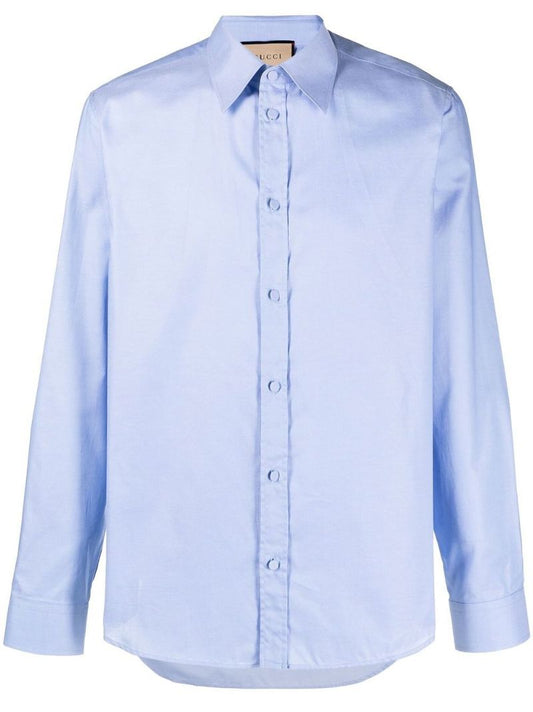 Blue Cotton Shirt
