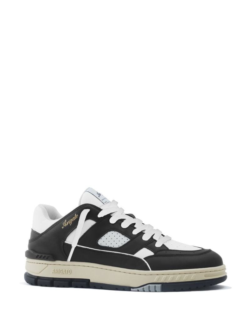Black Area Lo Leather Sneakers
