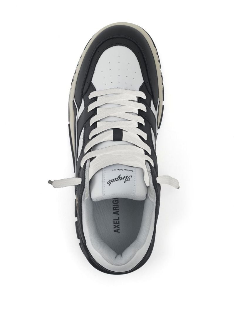 Black Area Lo Leather Sneakers