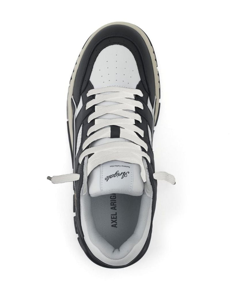 Black Area Lo Leather Sneakers