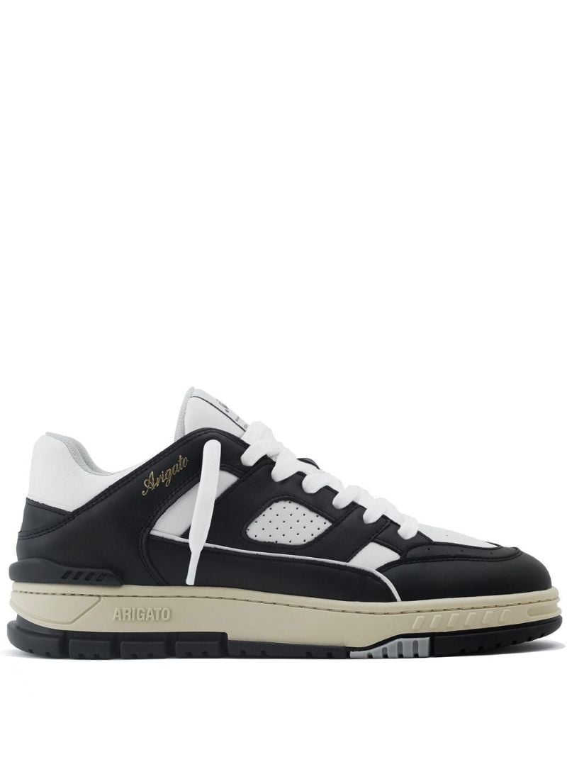 Black Area Lo Leather Sneakers