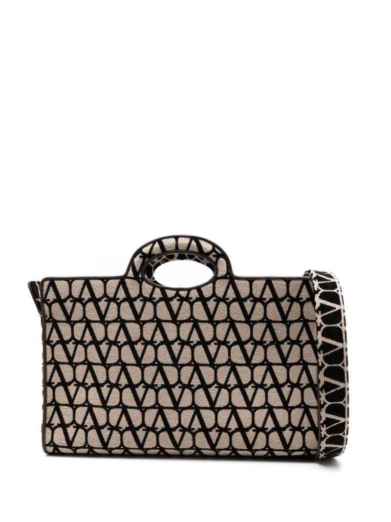 Black La Troisieme Toile Iconographe Tote Bag