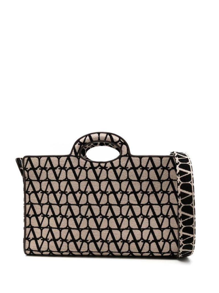 Black La Troisieme Toile Iconographe Tote Bag