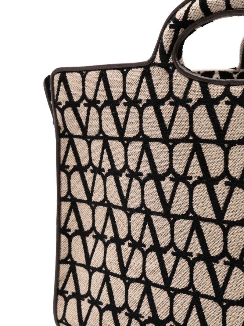 Black La Troisieme Toile Iconographe Tote Bag