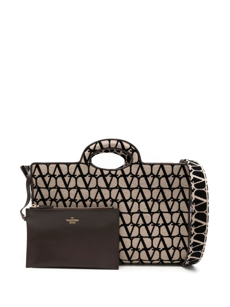 Black La Troisieme Toile Iconographe Tote Bag