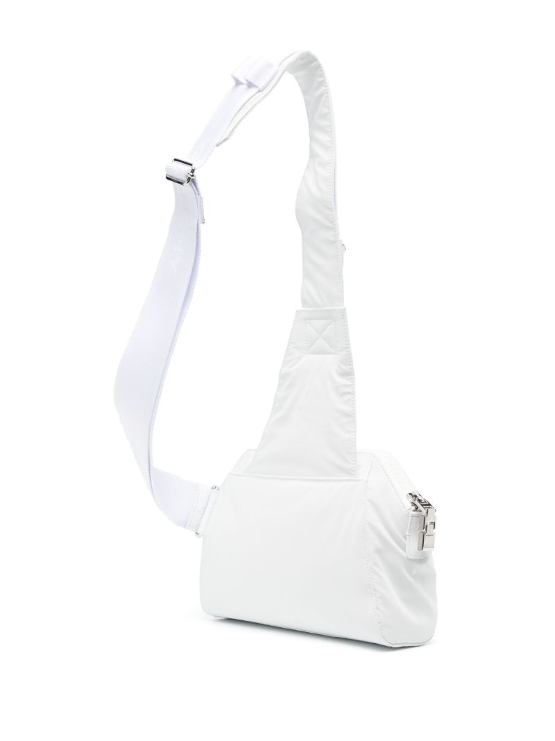 White Antigona Cross Body Messenger Bag
