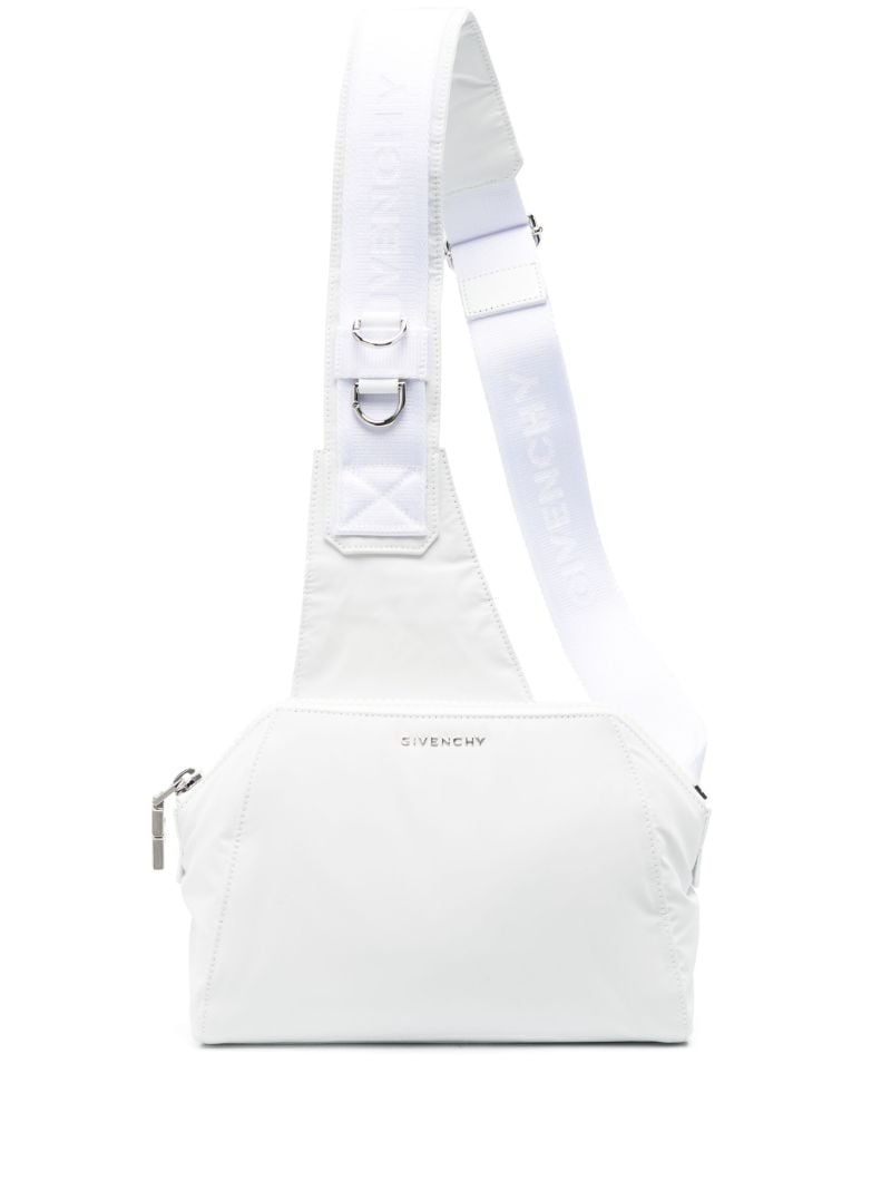 White Antigona Cross Body Messenger Bag