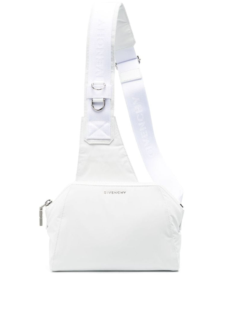 White Antigona Cross Body Messenger Bag