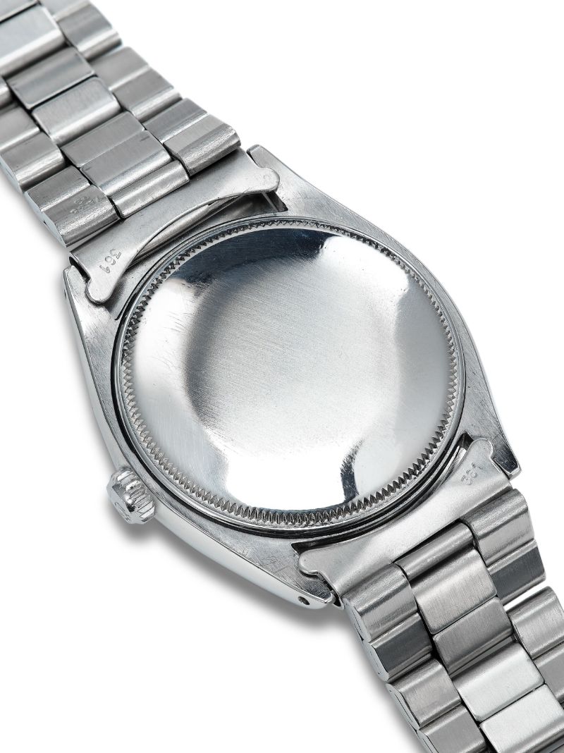 Reworked Vintage Stainless Steel Rolex Oyster Perpetual Watch