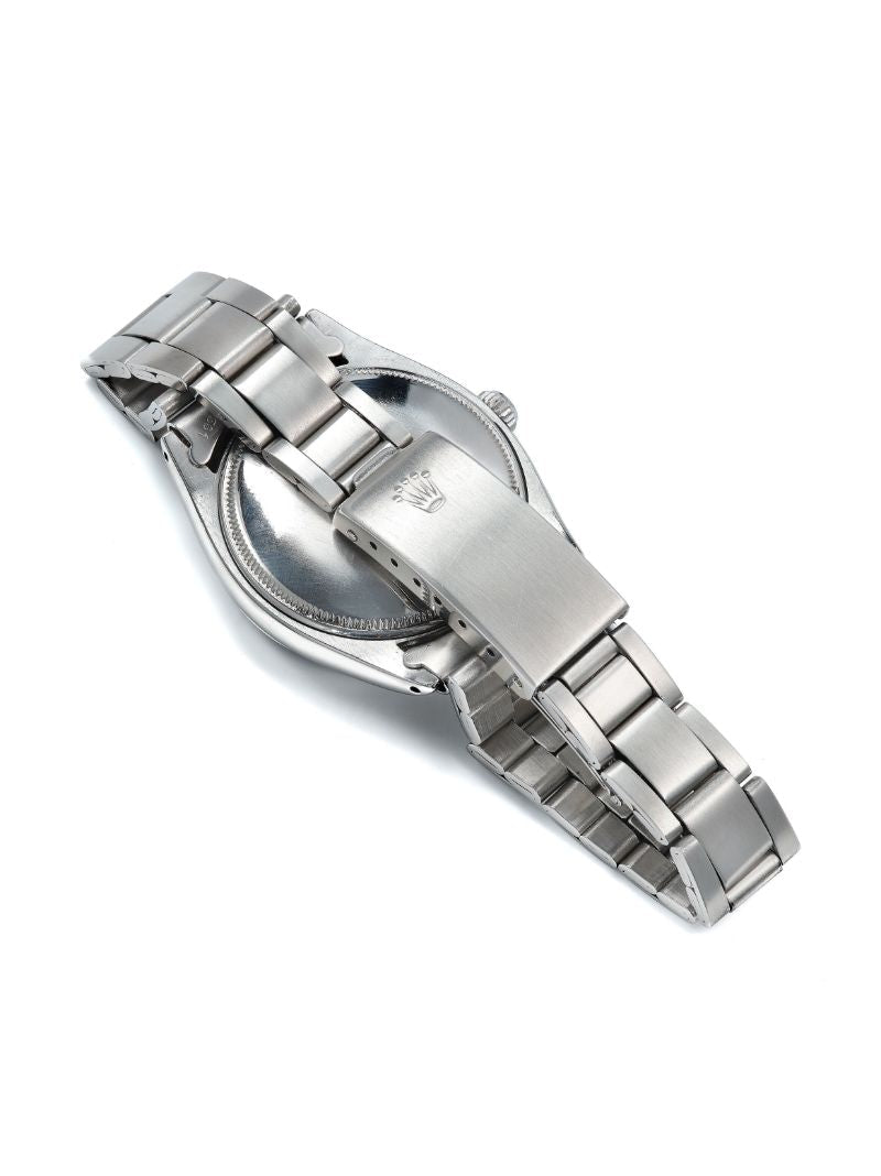 Reworked Vintage Stainless Steel Rolex Oyster Perpetual Watch