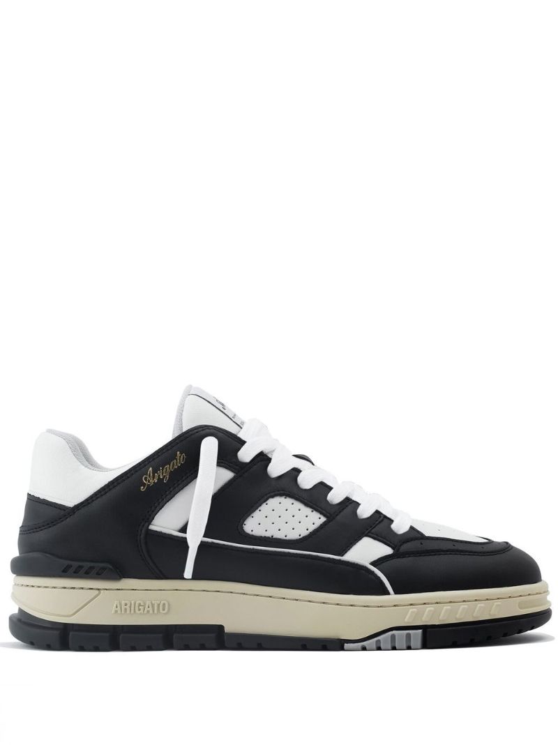 Black Area Low-top Sneakers