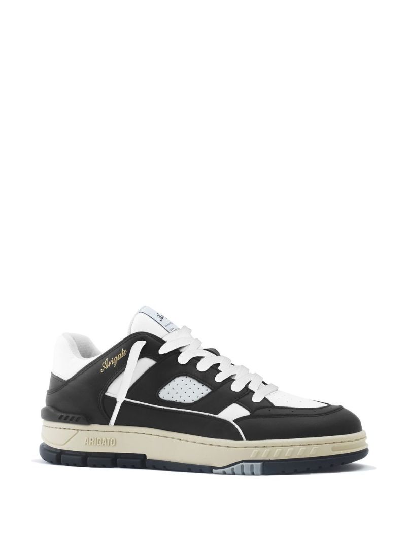 Black Area Low-top Sneakers