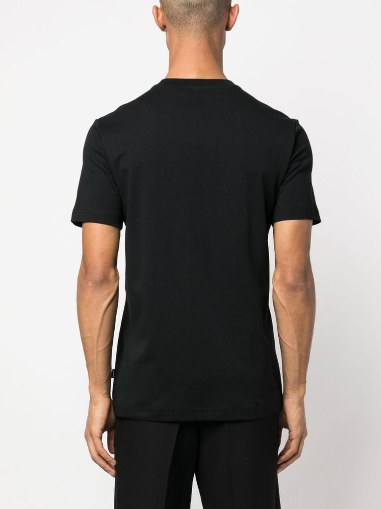 Black Logo Print T-shirt