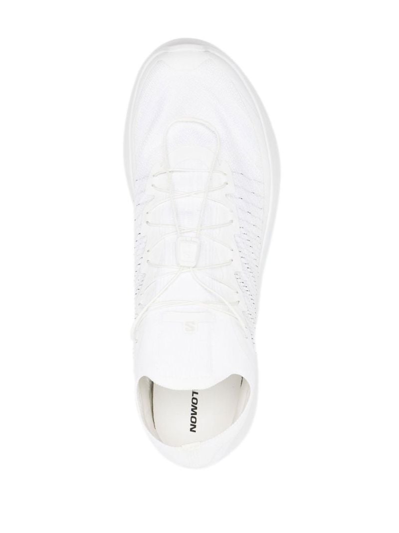 X Salomon White Pulsar Platform Trainers