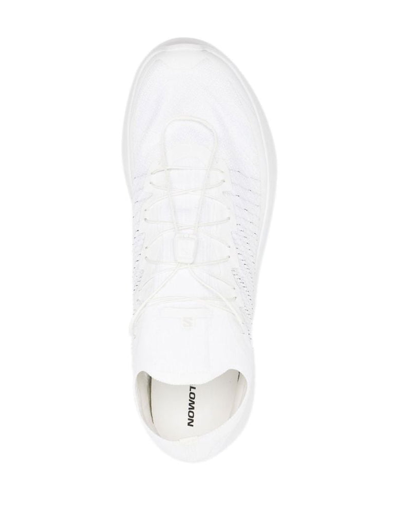 X Salomon White Pulsar Platform Trainers