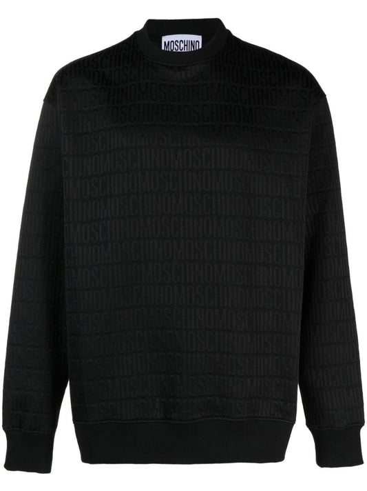 Black Logo-jacquard Sweater