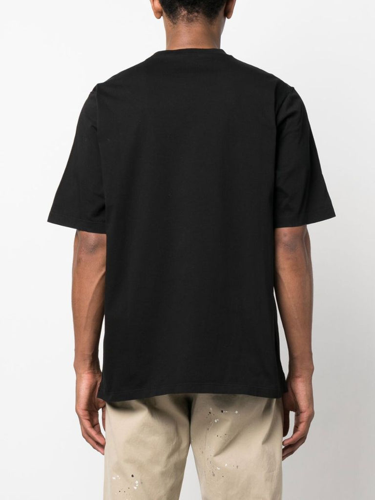 Black Bob Marley Print T-shirt