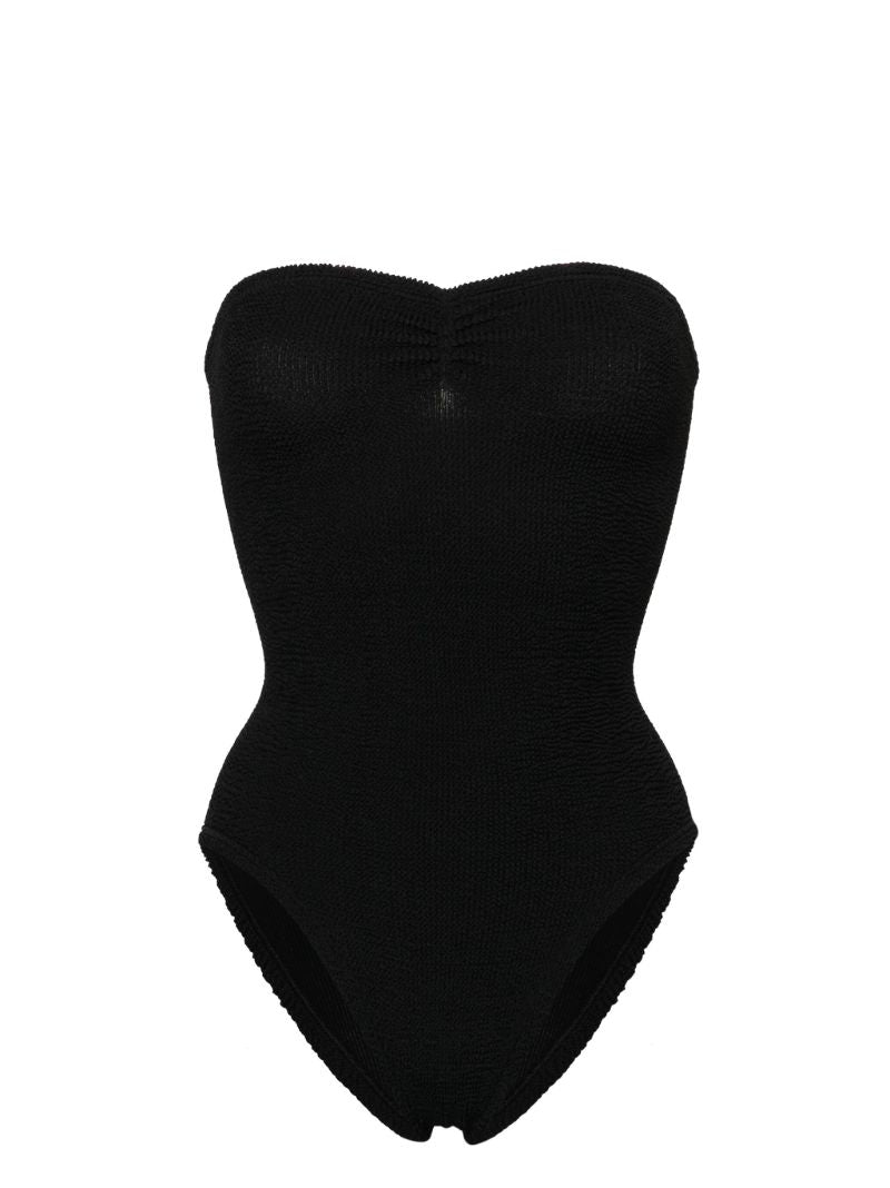 Black Brooke Crinkle Swimsuit