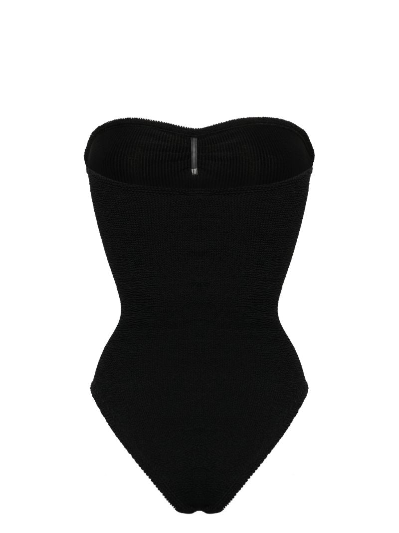 Black Brooke Crinkle Swimsuit