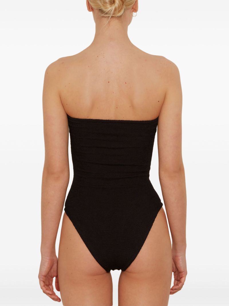 Black Brooke Crinkle Swimsuit