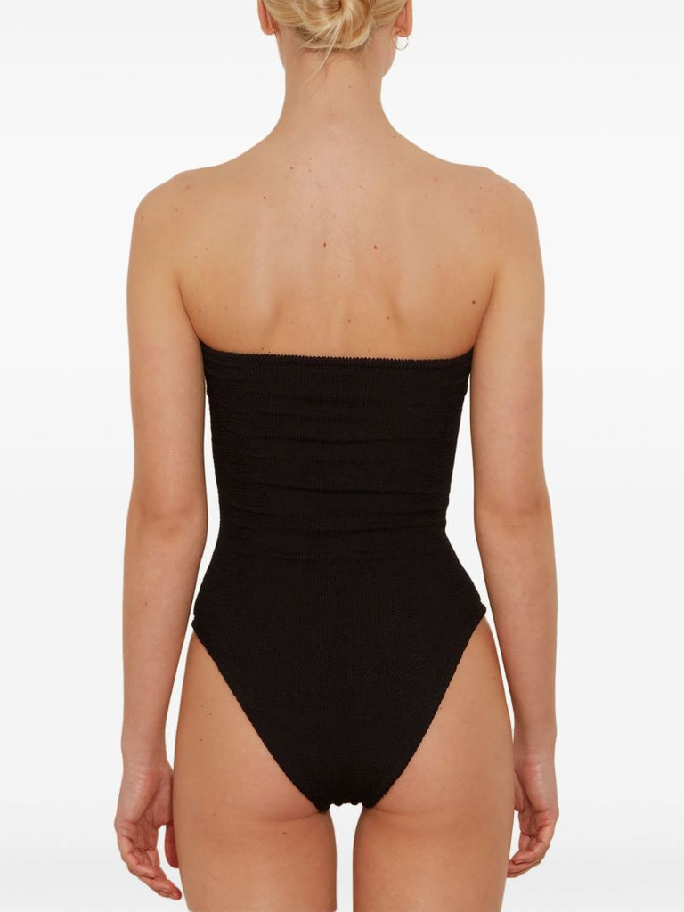 Black Brooke Crinkle Swimsuit