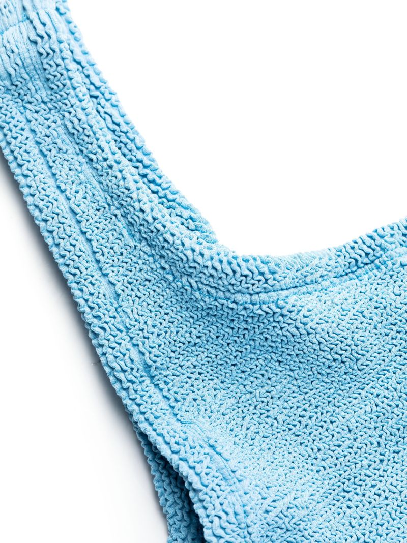 Blue Nancy Crinkle Bikini