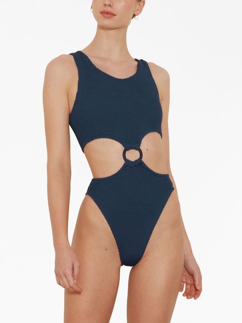 Blue Chloe Ruched Swimsuit