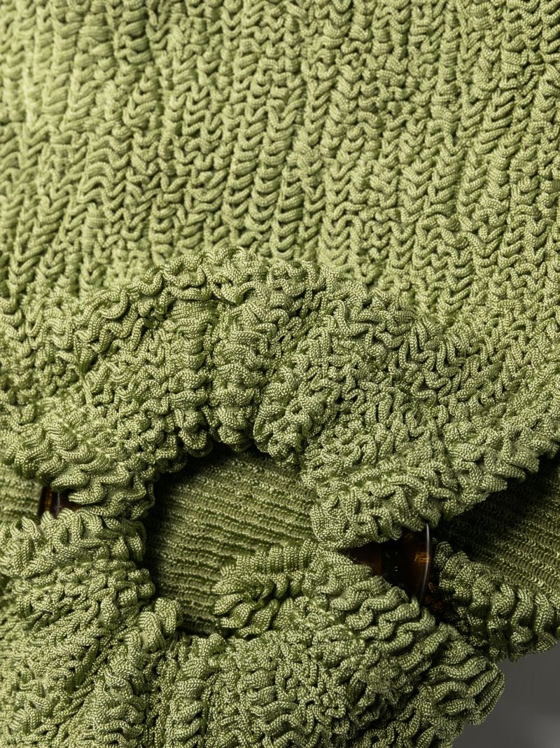 Green Gloria Crinkled Bikini
