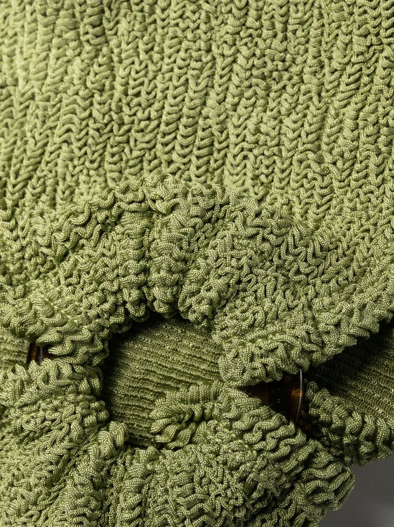 Green Gloria Crinkled Bikini