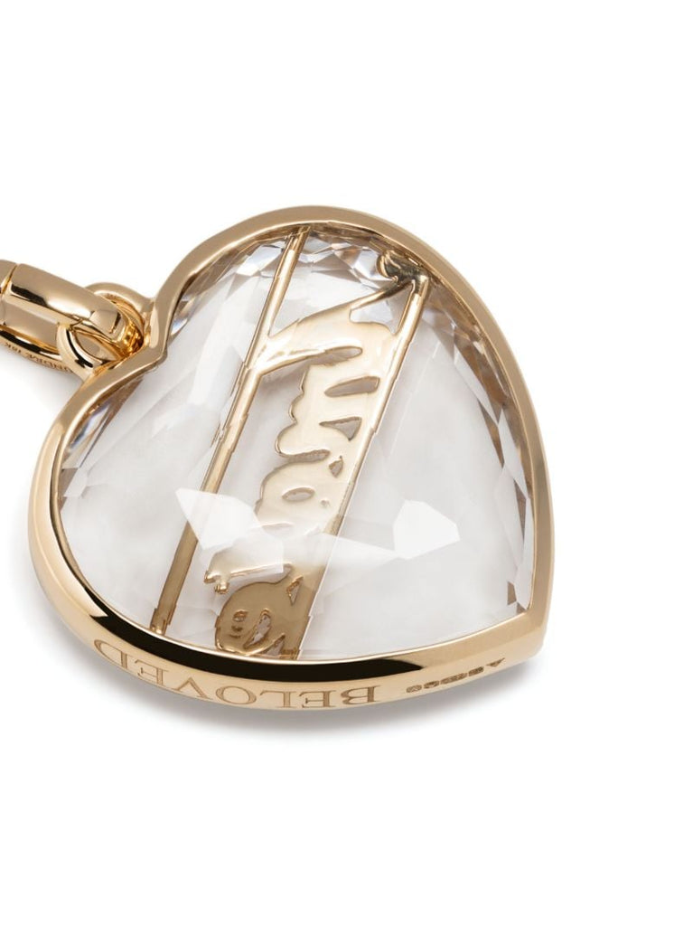 18k Yellow Gold Amate Pendant