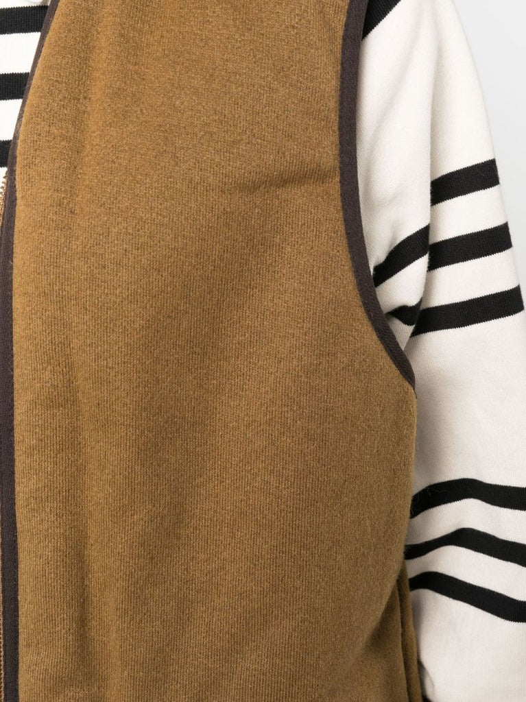 X Noah Red 60/40 Bedale Wax Jacket