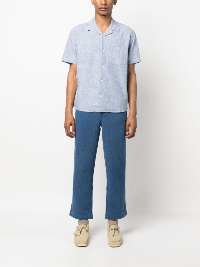 Blue Antique Short Sleeve Shirt