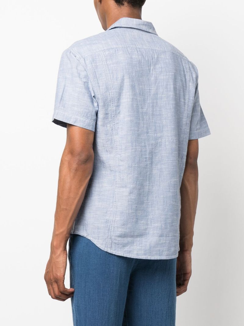 Blue Antique Short Sleeve Shirt