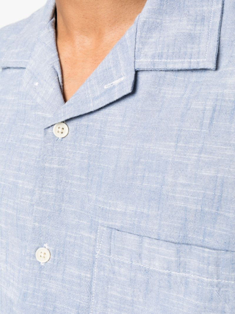 Blue Antique Short Sleeve Shirt