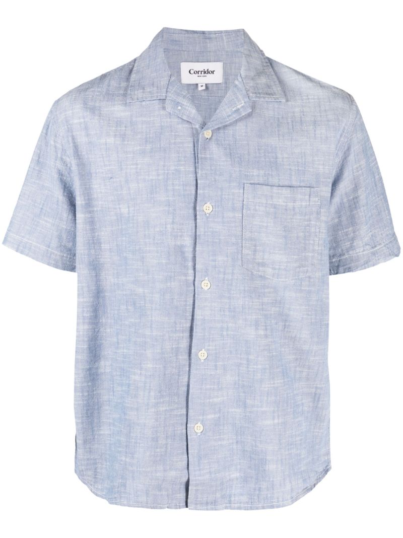 Blue Antique Short Sleeve Shirt