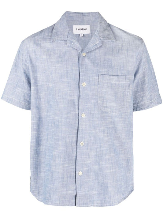 Blue Antique Short Sleeve Shirt