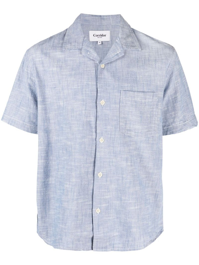 Blue Antique Short Sleeve Shirt