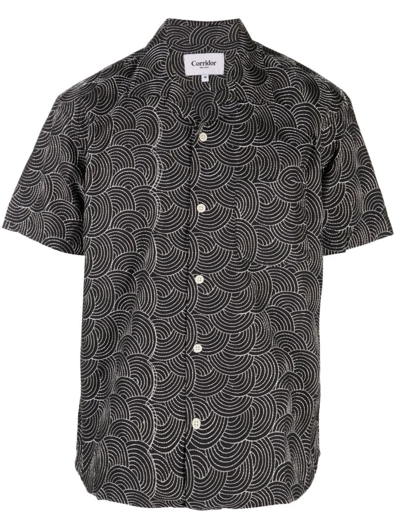 Black Mind Spin Short Sleeve Shirt