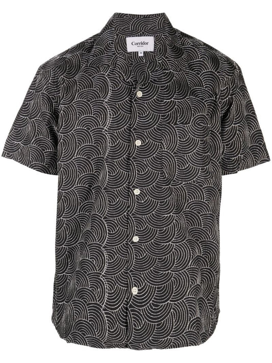 Black Mind Spin Short Sleeve Shirt