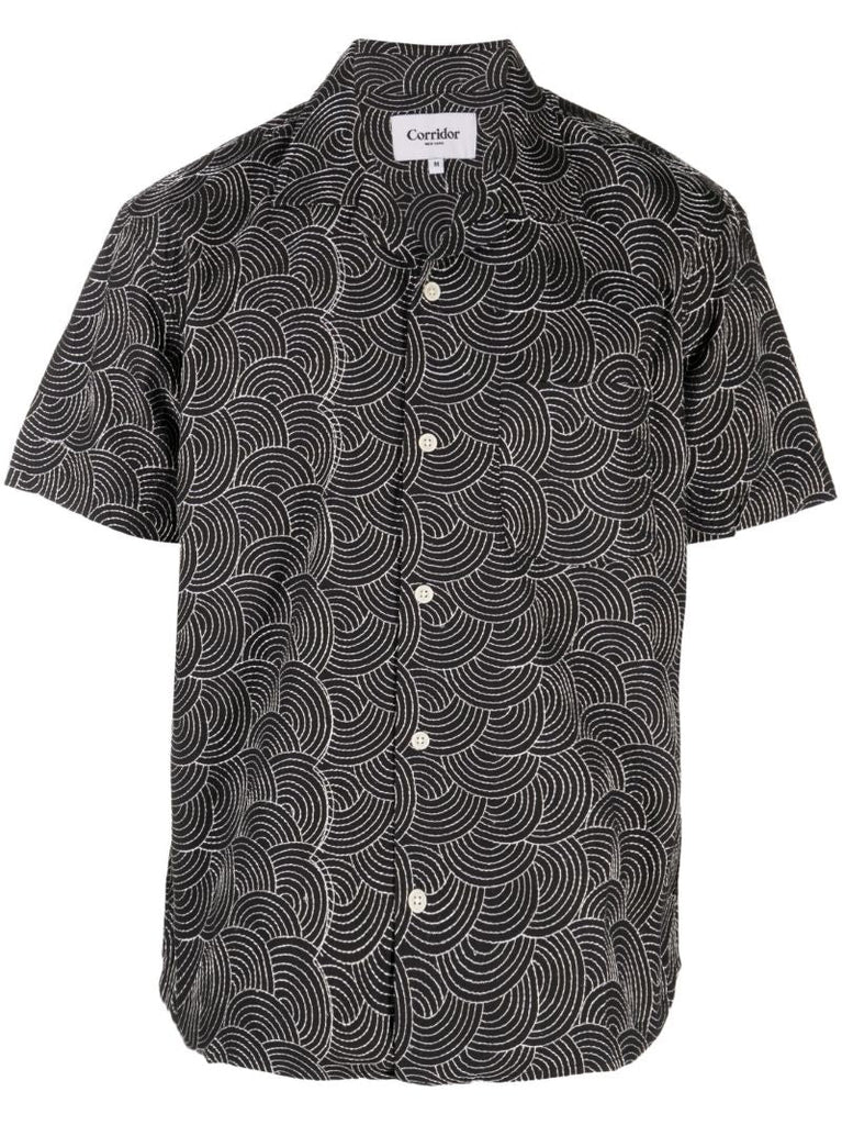 Black Mind Spin Short Sleeve Shirt