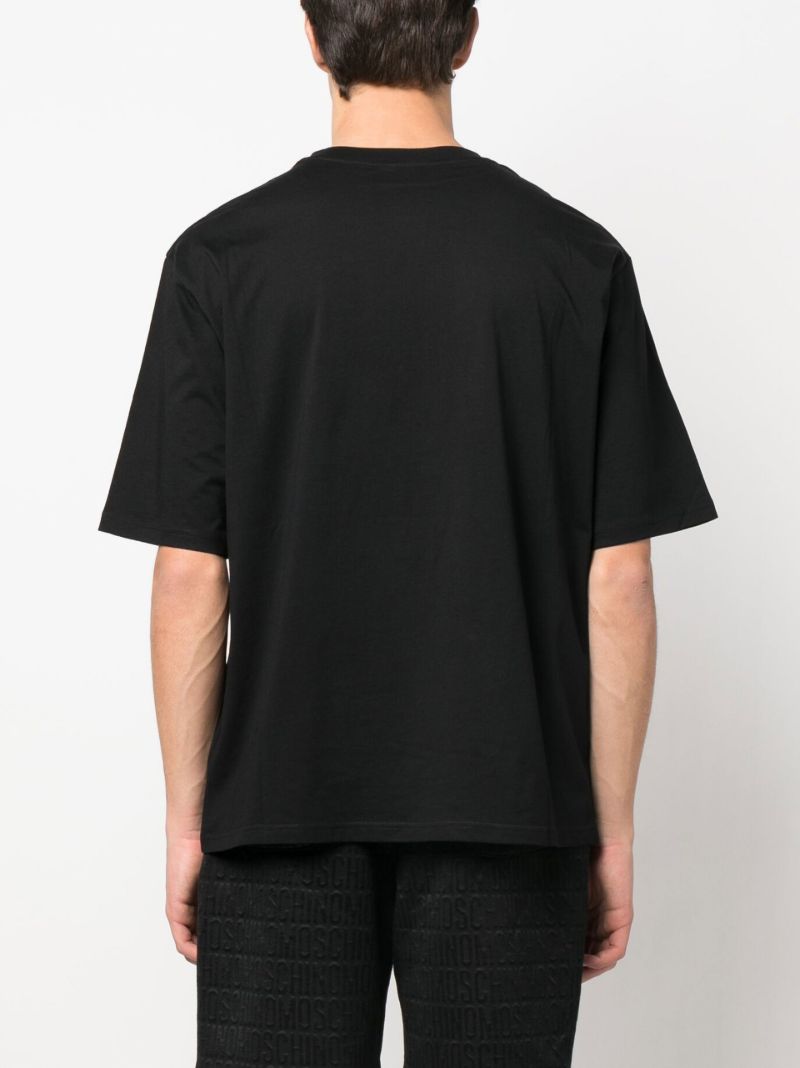 X Tony Viramontes Black Abstract Print T-shirt