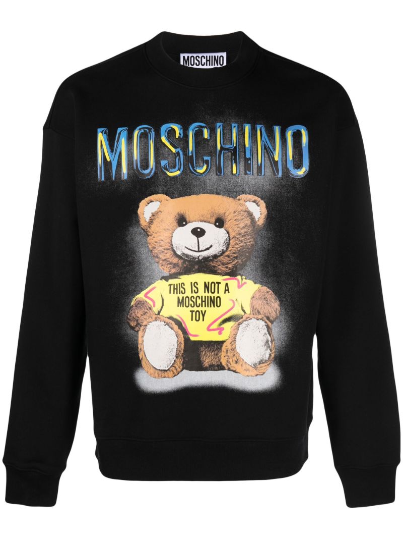 Black Teddy Bear Sweatshirt