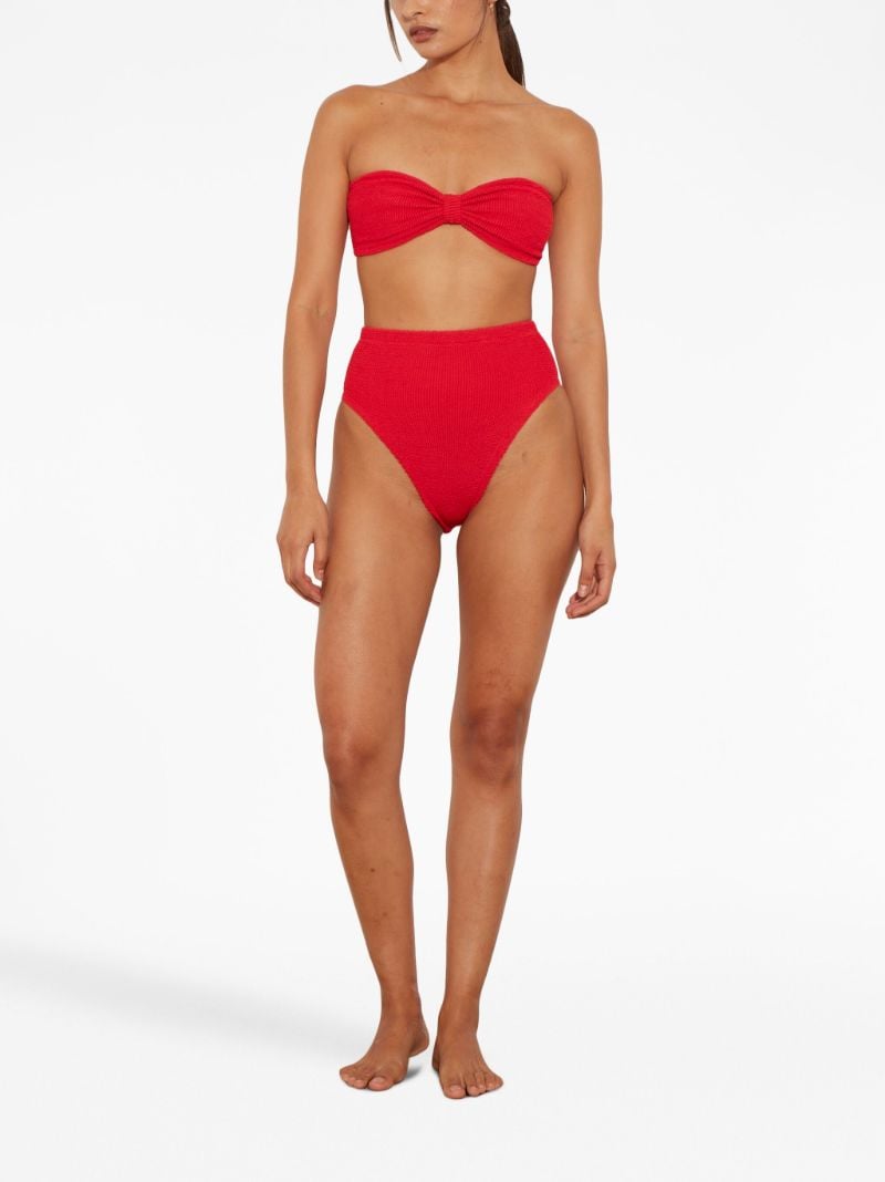Red Ruby Crinkle Bikini