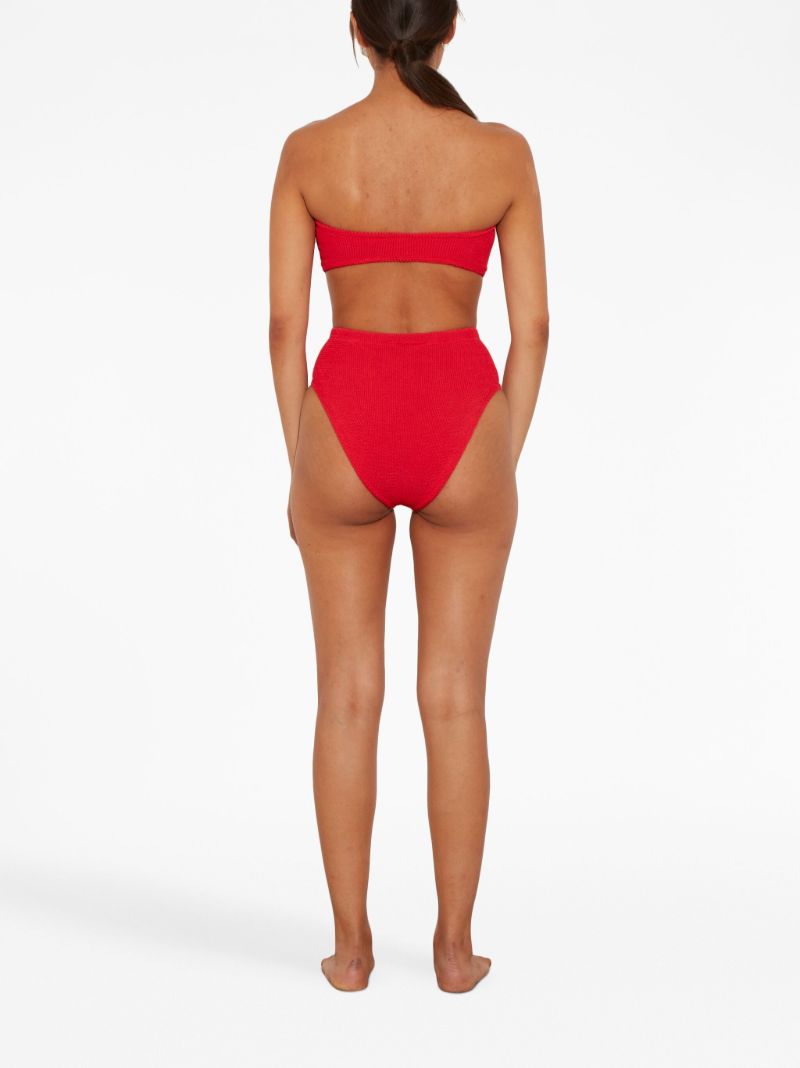 Red Ruby Crinkle Bikini