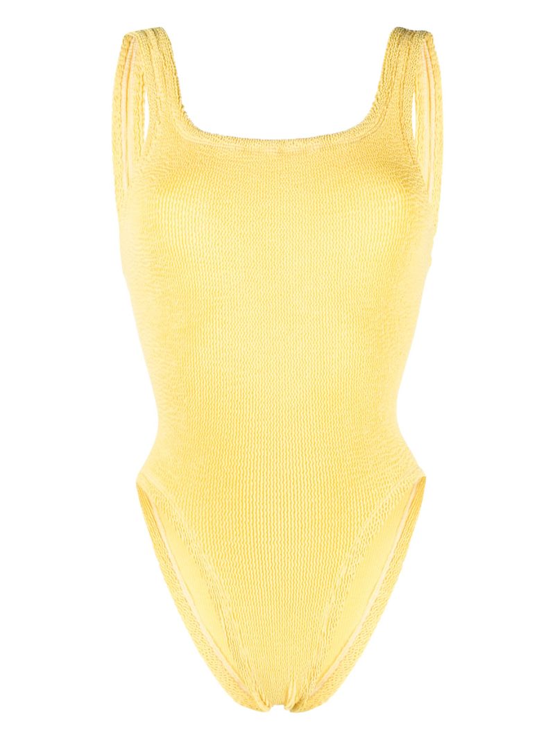 Yellow Crinkle Swimsuit